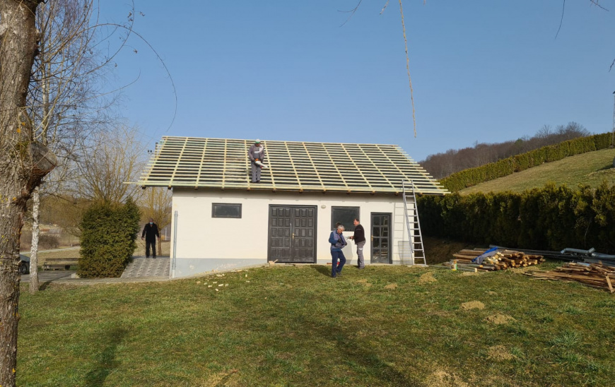 Sanacija krovišta mrtvačnice u Stipernici